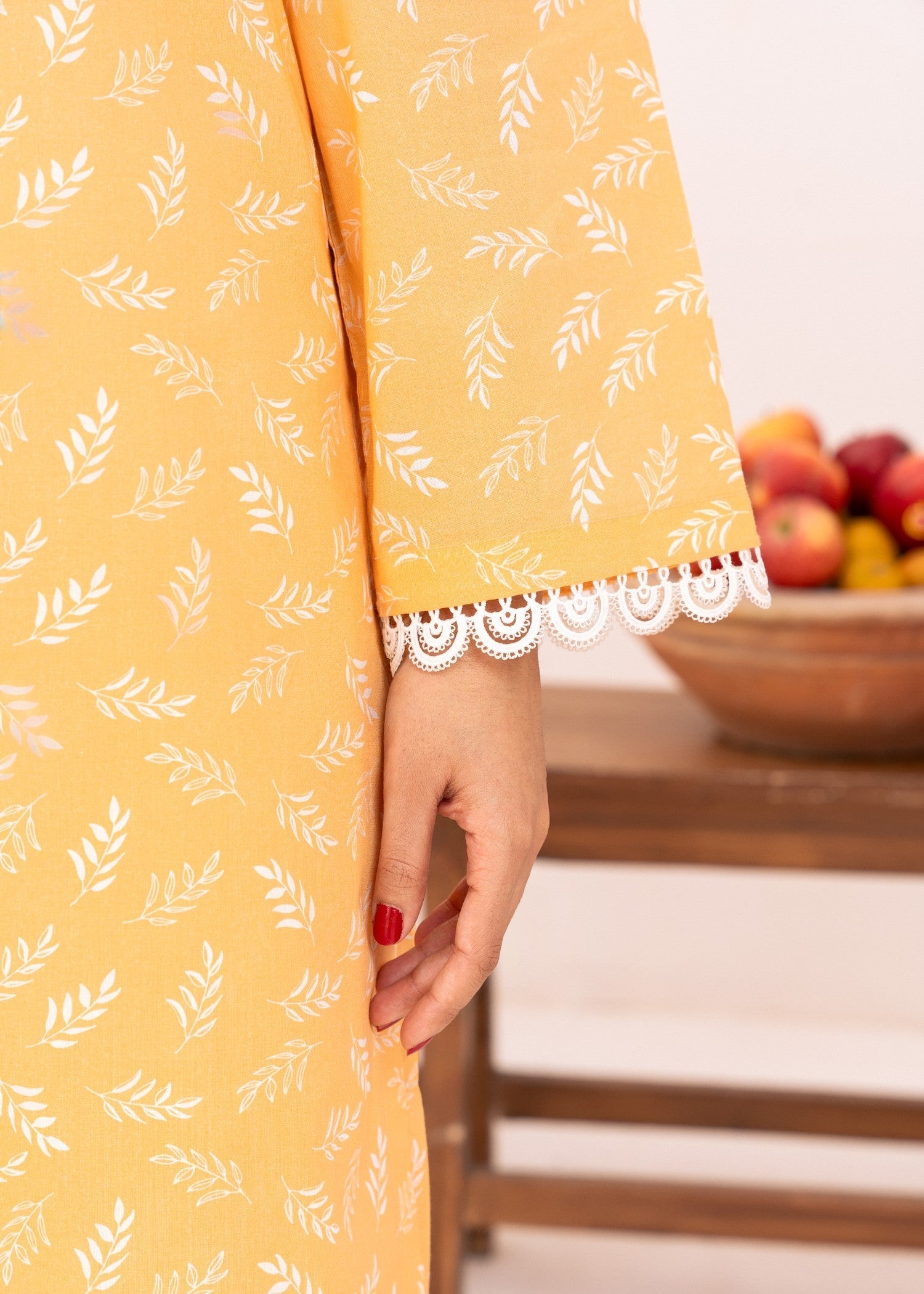 Ahlam By Safa Textile Citrus burst Co ord set Women 2pcs