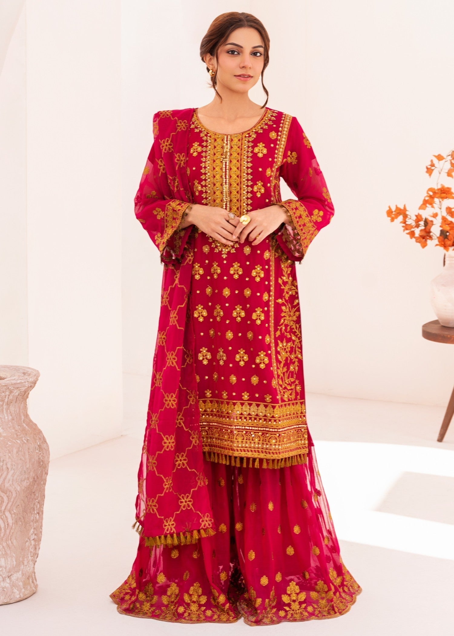 Four Season Boutique ZARI HOTPINK Women 3pcs