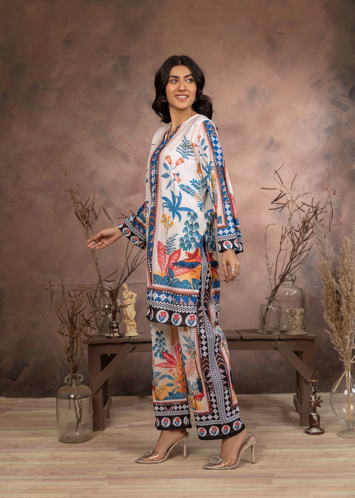 Khadija Sharif Saffron Serenity Women 2pcs