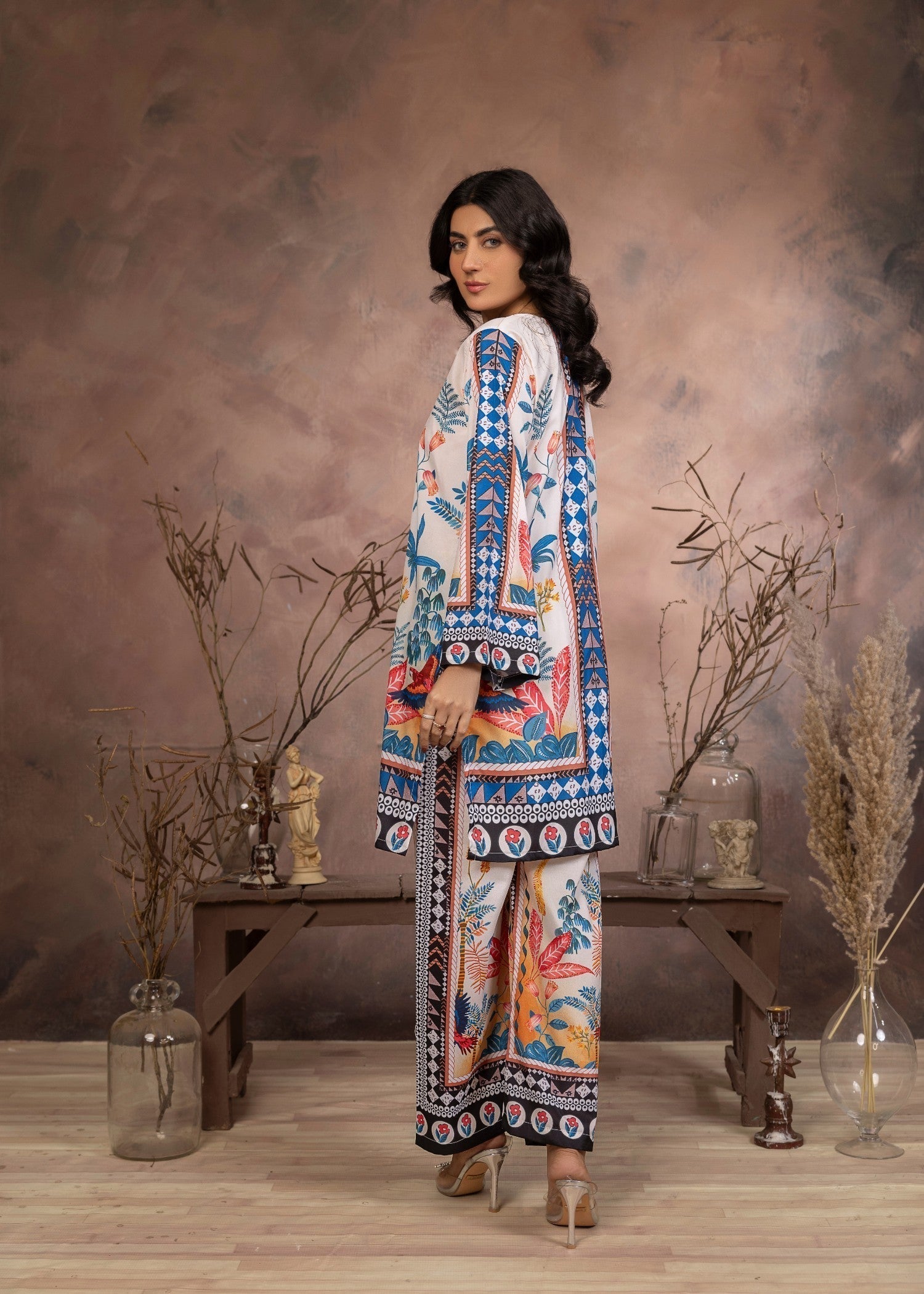 Khadija Sharif Saffron Serenity Women 2pcs