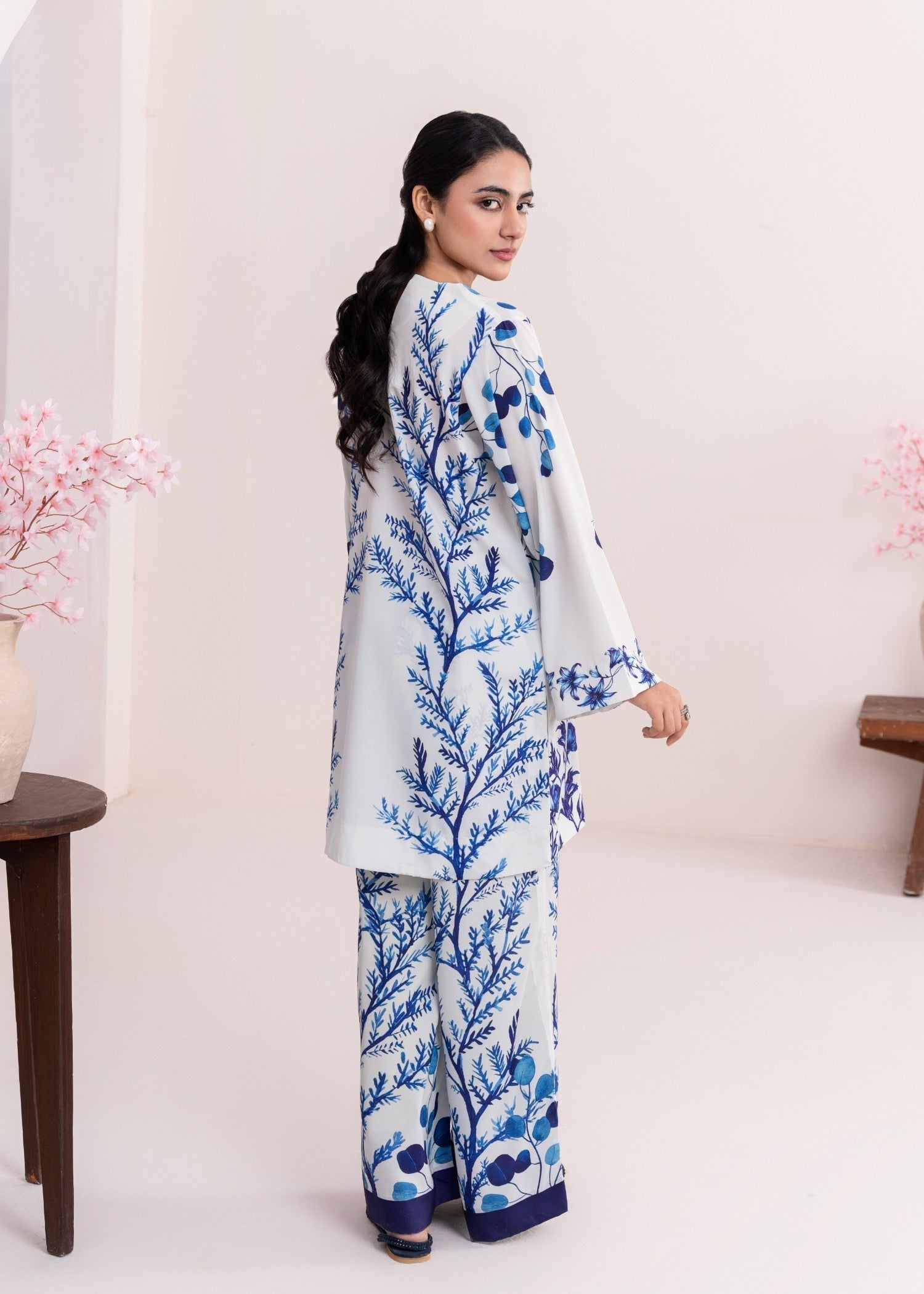 Stitch Vibes Ivory Lagoon CO ord set Women 2pcs