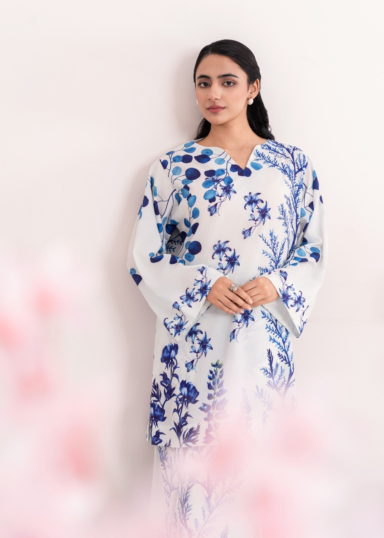 Stitch Vibes Ivory Lagoon CO ord set Women 2pcs