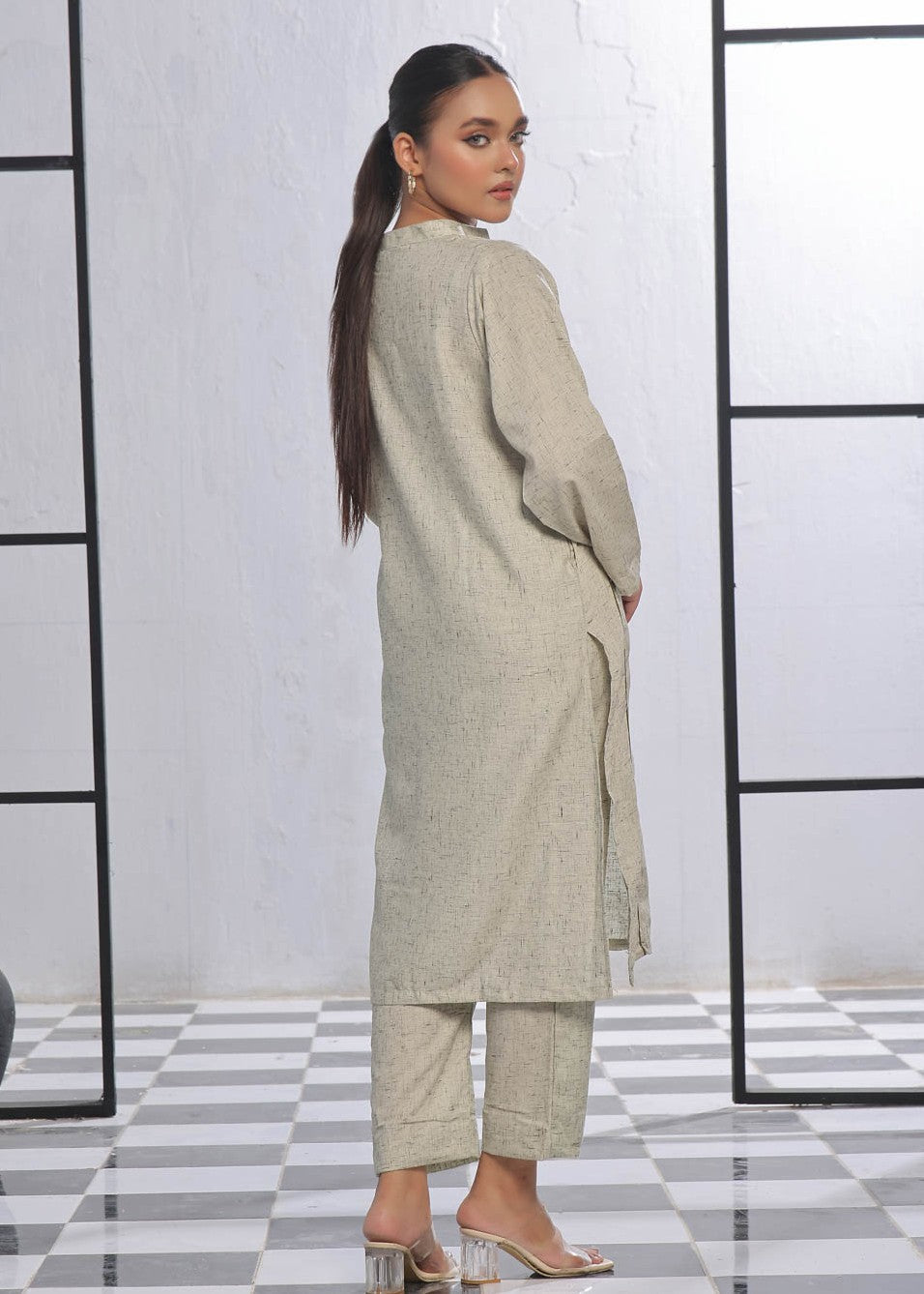 Tng (The Next Generation) Kalidaar | | Stitched | Green Women 2pcs