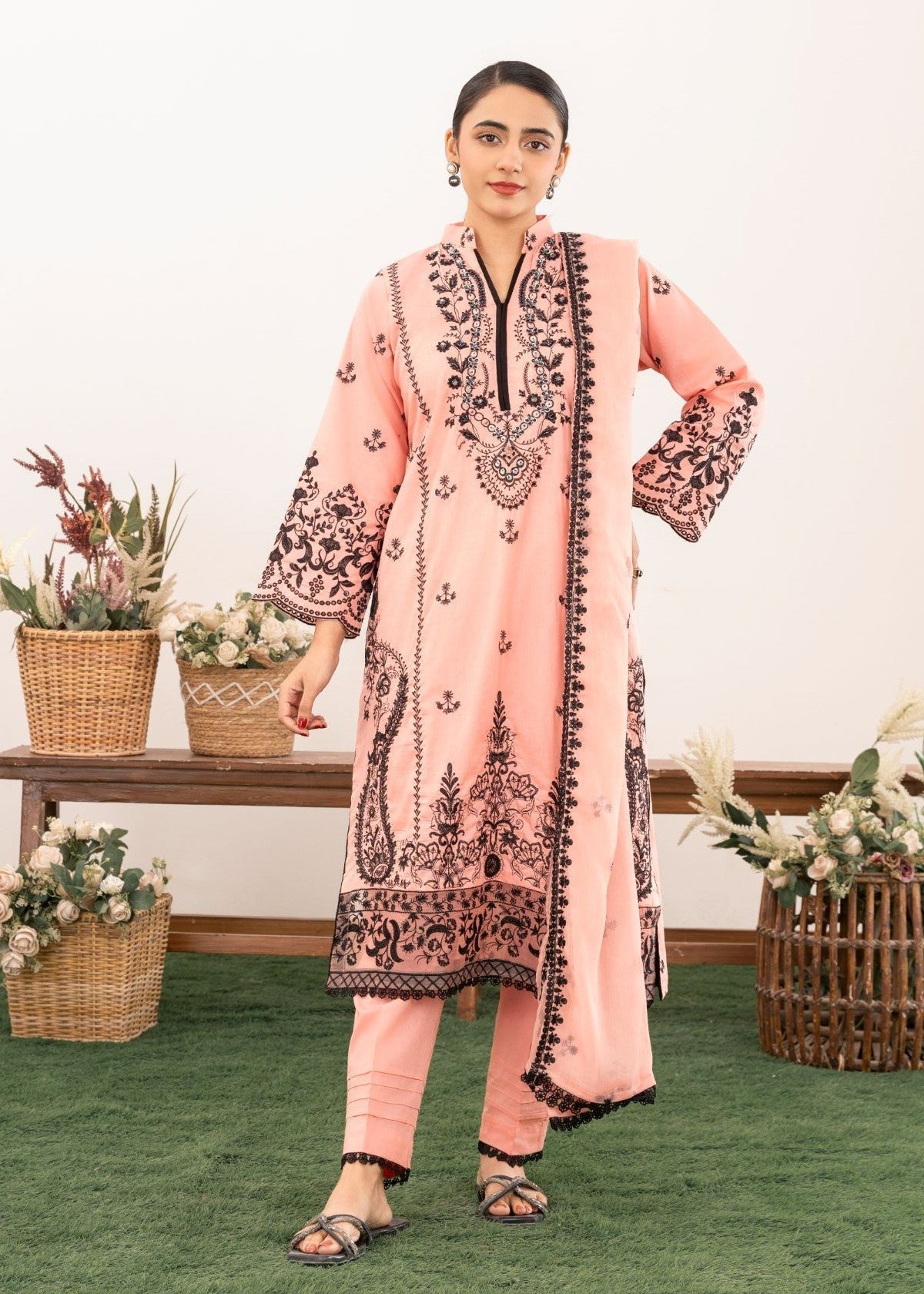 Al-Harir Apparel Parisa Pink Women 3pcs