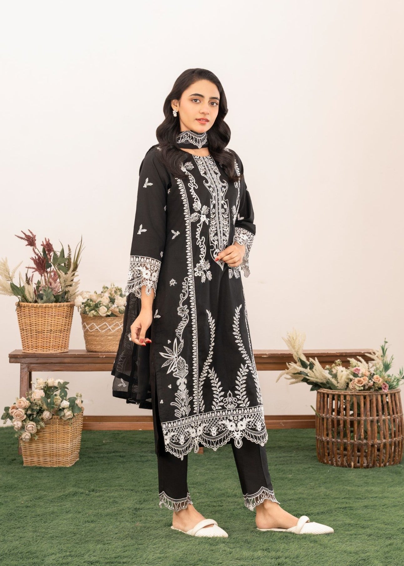 Al-Harir Apparel Hoorain Black Women 3pcs