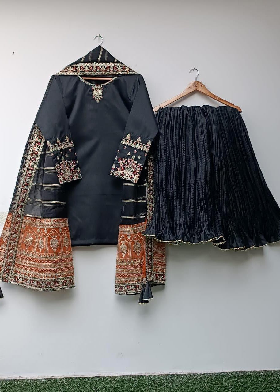 Lubana Store hina Black Women 3pcs