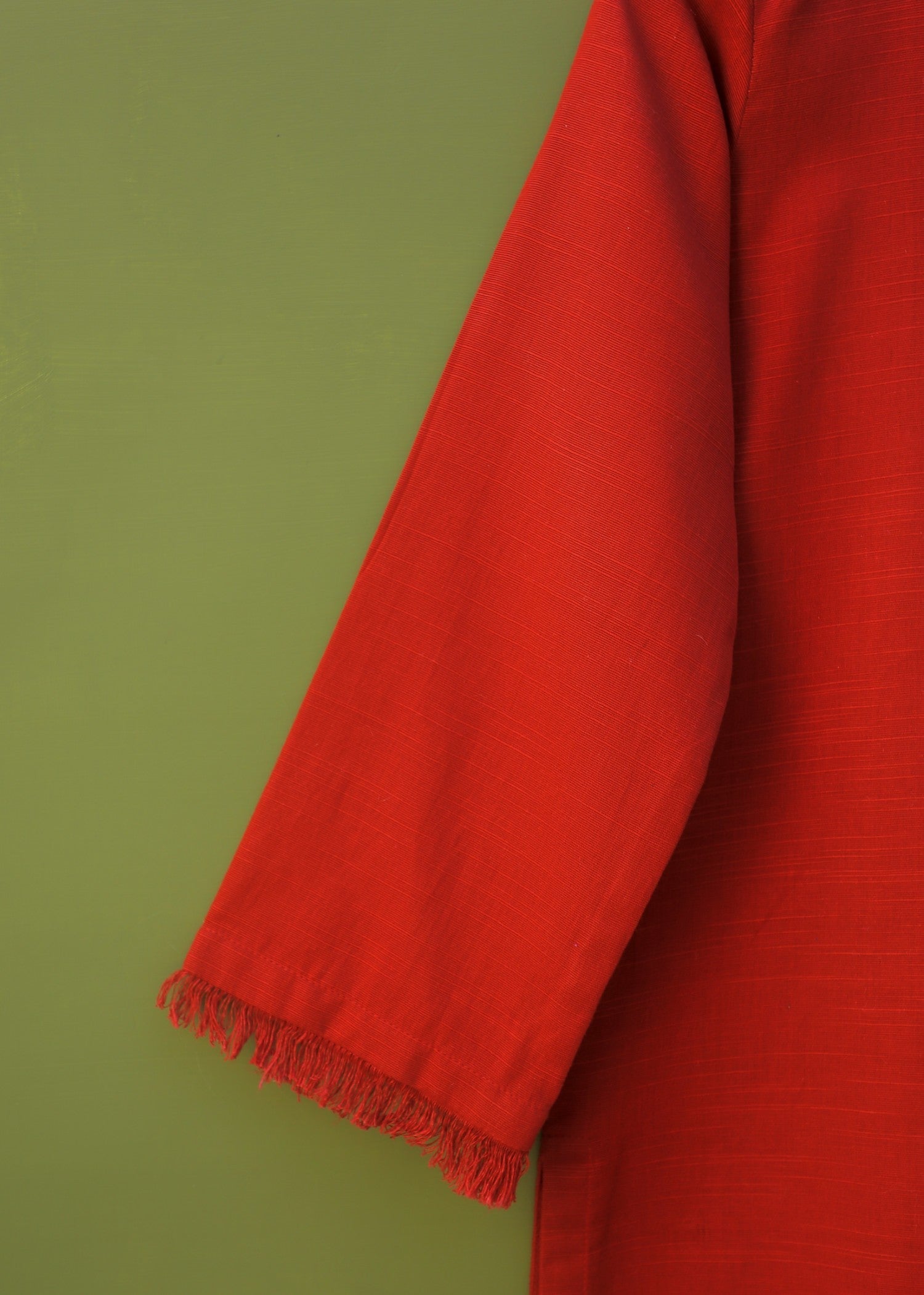 Nayyab Red Embroidered Kurta Women 1pcs