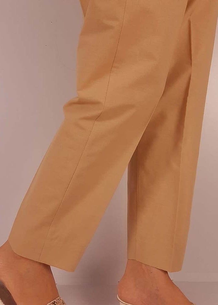 Zardi Women Cotton Trouser Beige ZT116 Women 1pcs