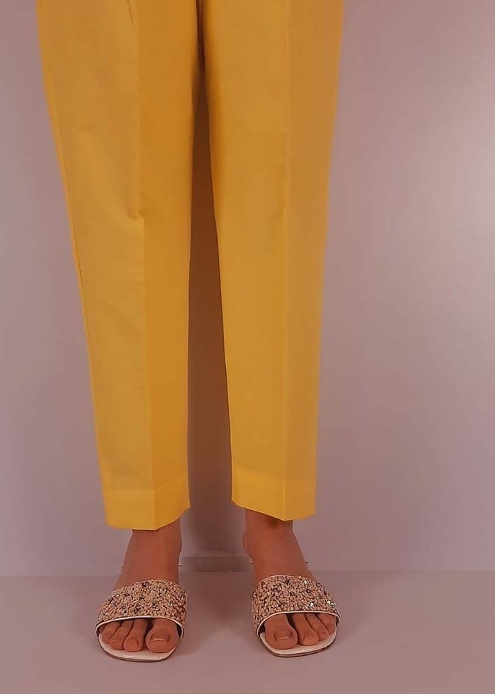Zardi Women Cotton Trouser Yellow ZT116 Women 1pcs