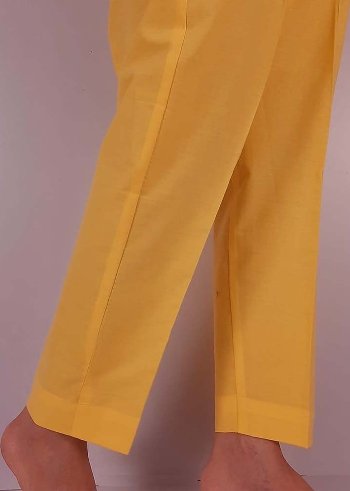 Zardi Women Cotton Trouser Yellow ZT116 Women 1pcs