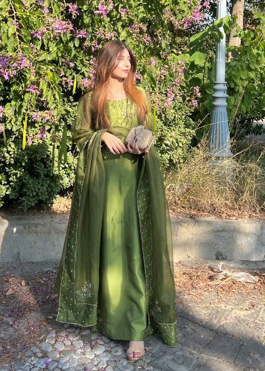 Anabiya Chandani Murraya Green Women 3pcs