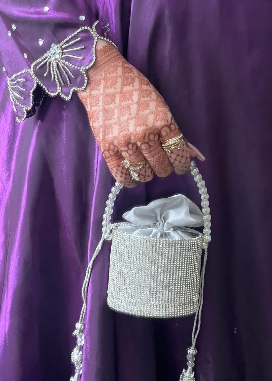 Anabiya Chandani Flora Plum Women 2pcs