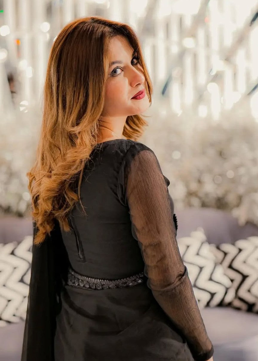 Anabiya Chandani Black Berry black Women 3pcs