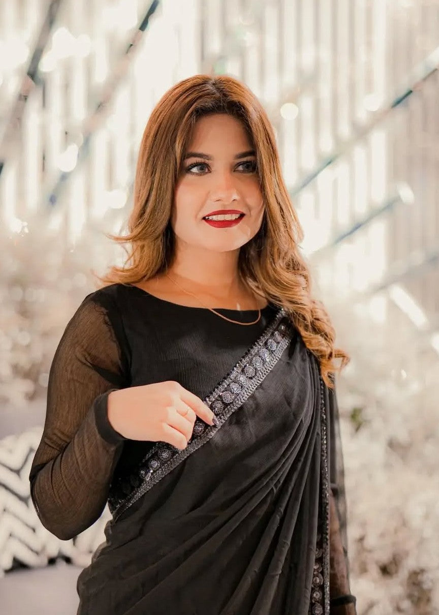 Anabiya Chandani Black Berry black Women 3pcs