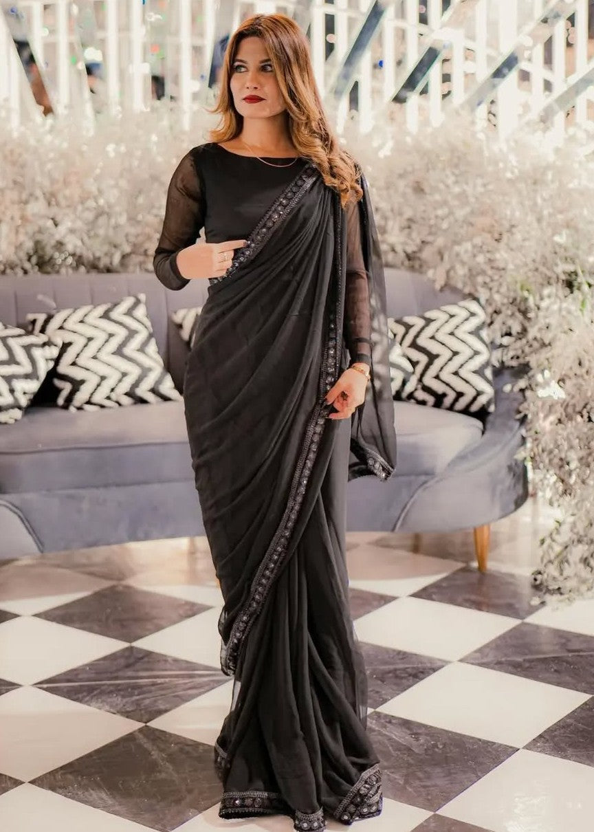Anabiya Chandani Black Berry black Women 3pcs