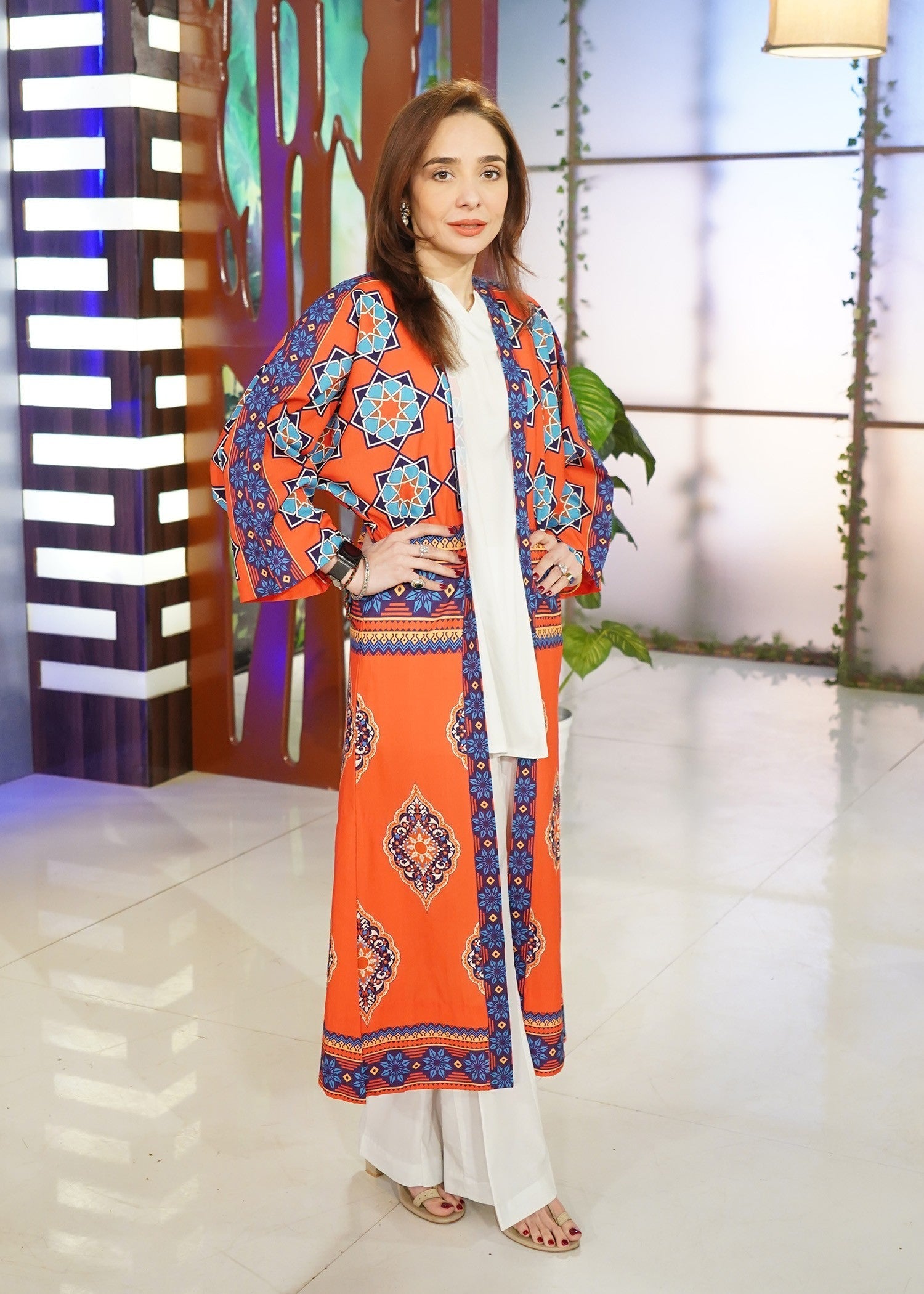 Stitch Vibes Orange Daisy Shrug Women 1pcs