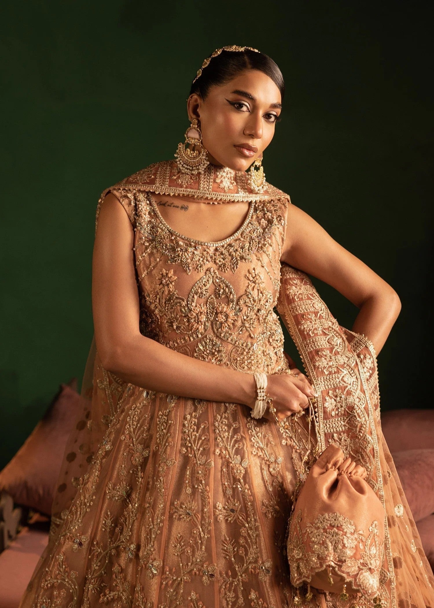 Diara Couture AYLA WC 2 06 PEACH Women 3pcs