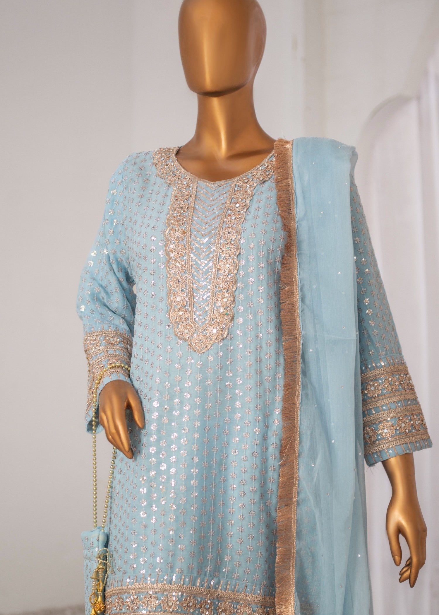 SAIRA SULTANA Roman Ice Blue Women 3pcs