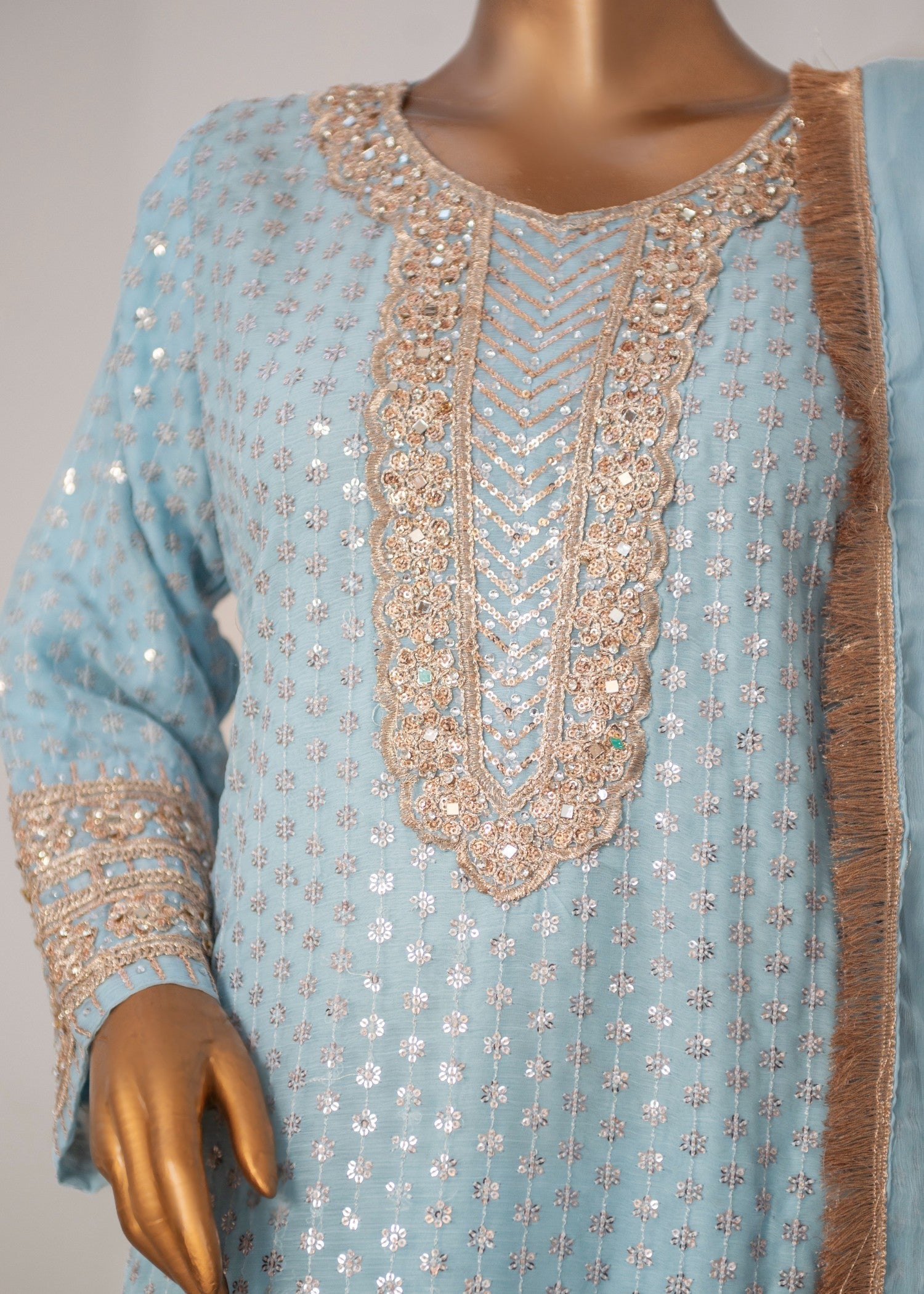 SAIRA SULTANA Roman Ice Blue Women 3pcs