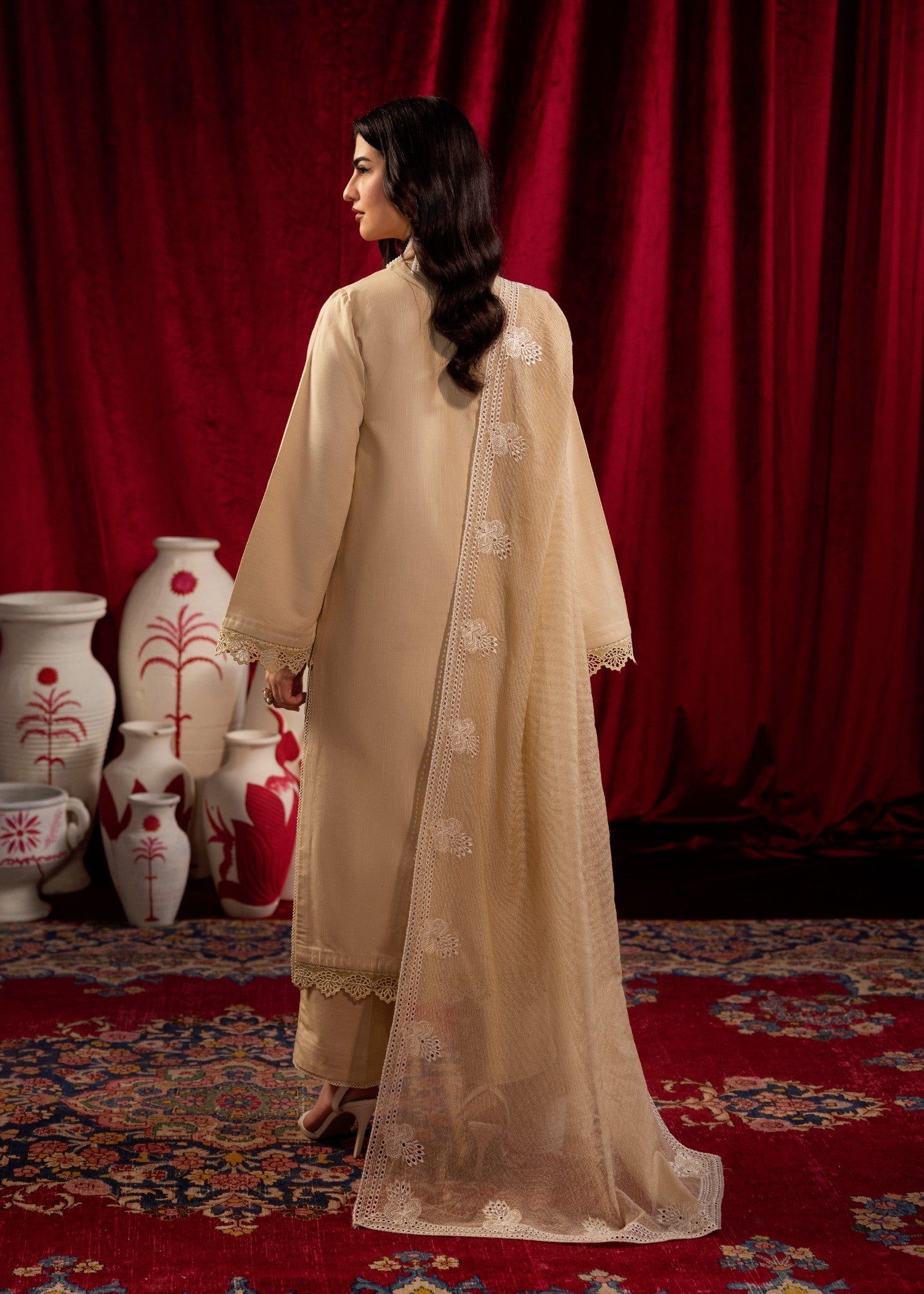 Saffron FROSTED BEIGE Women 3pcs