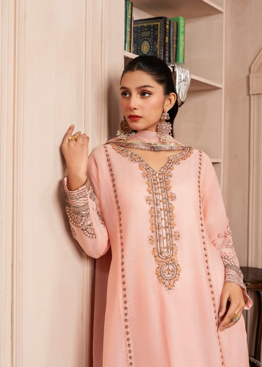 Pehnawa Fashion PINK LUXE CHIFFON Women 3pcs