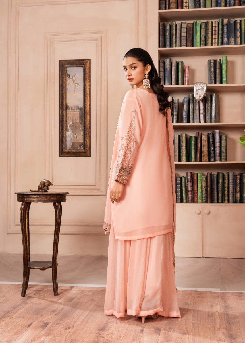 Pehnawa Fashion PINK LUXE CHIFFON Women 3pcs