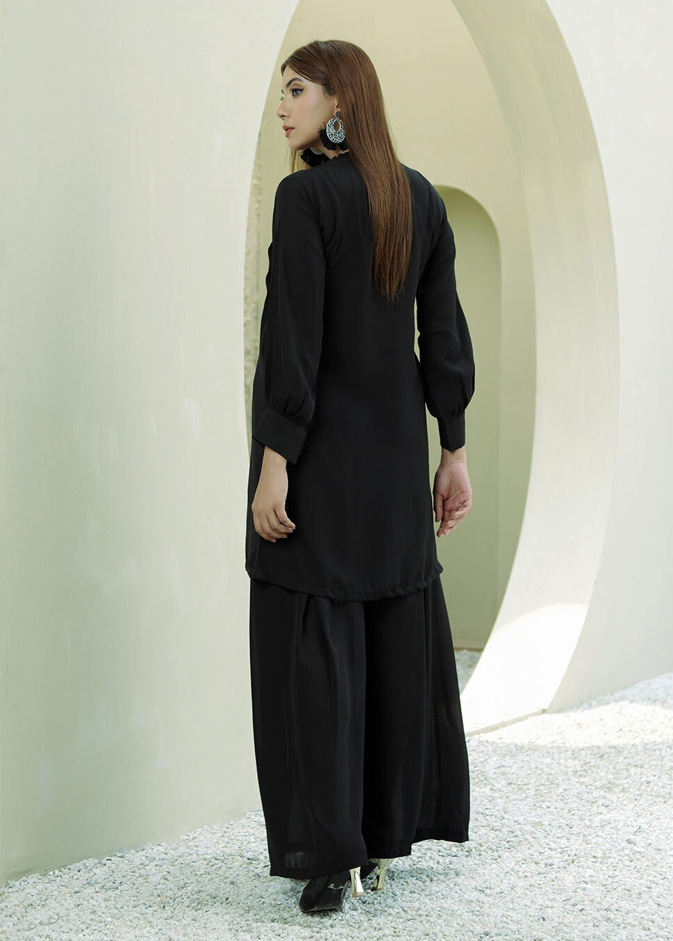 Elara Official Pleated Elegance Set Women 2pcs