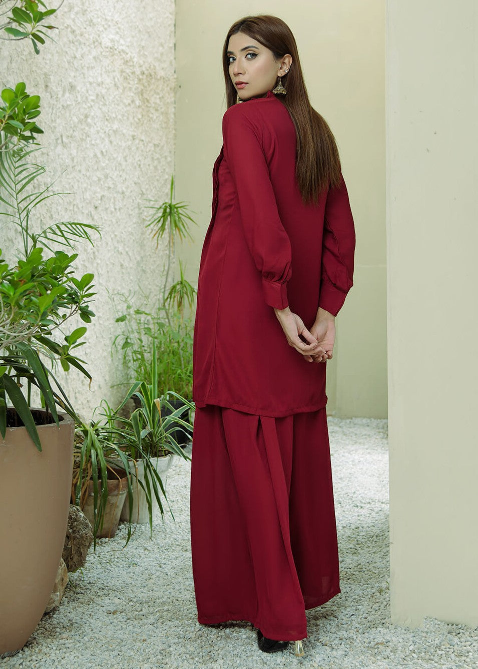 Elara Official Pleated Grace set Women 2pcs