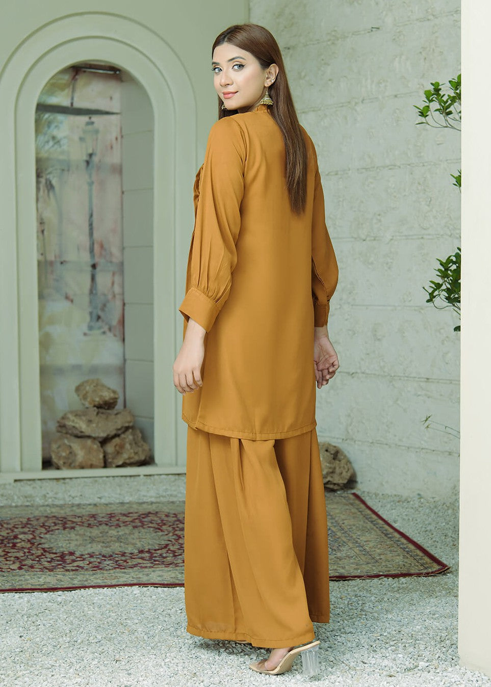 Elara Official Amber Pleated Set Women 2pcs