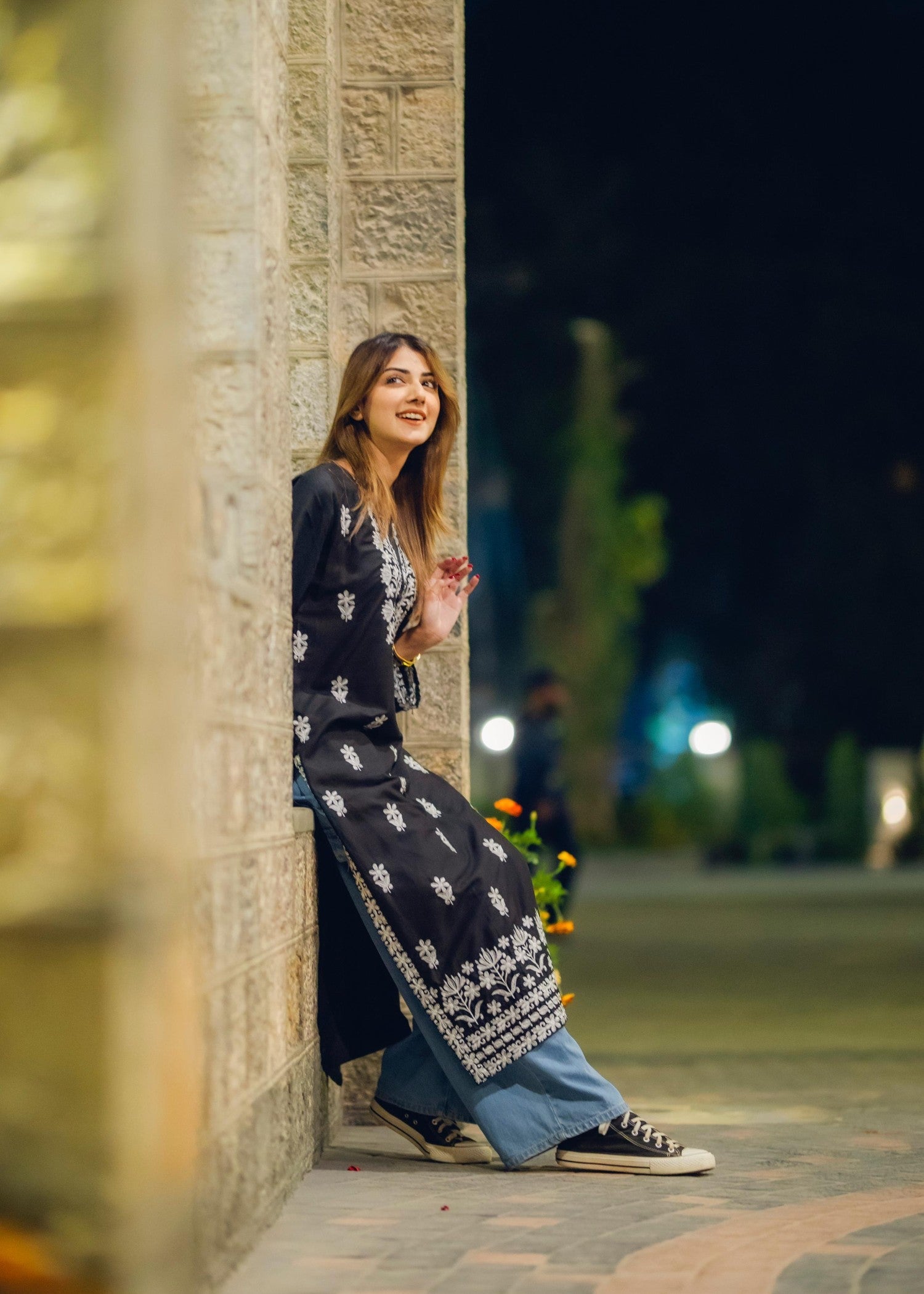 Kunaar Chikankari shirt Women 1pcs