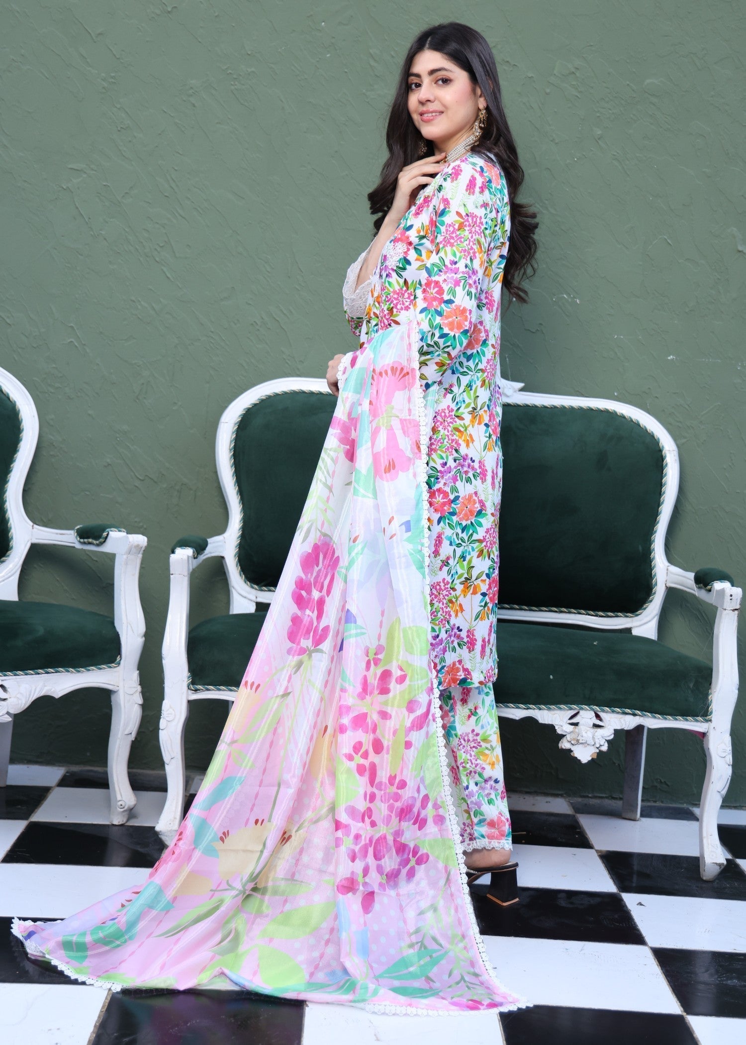 Polawn PD LAWN 107 | PRET LAWN COLLECTION Women 3pcs