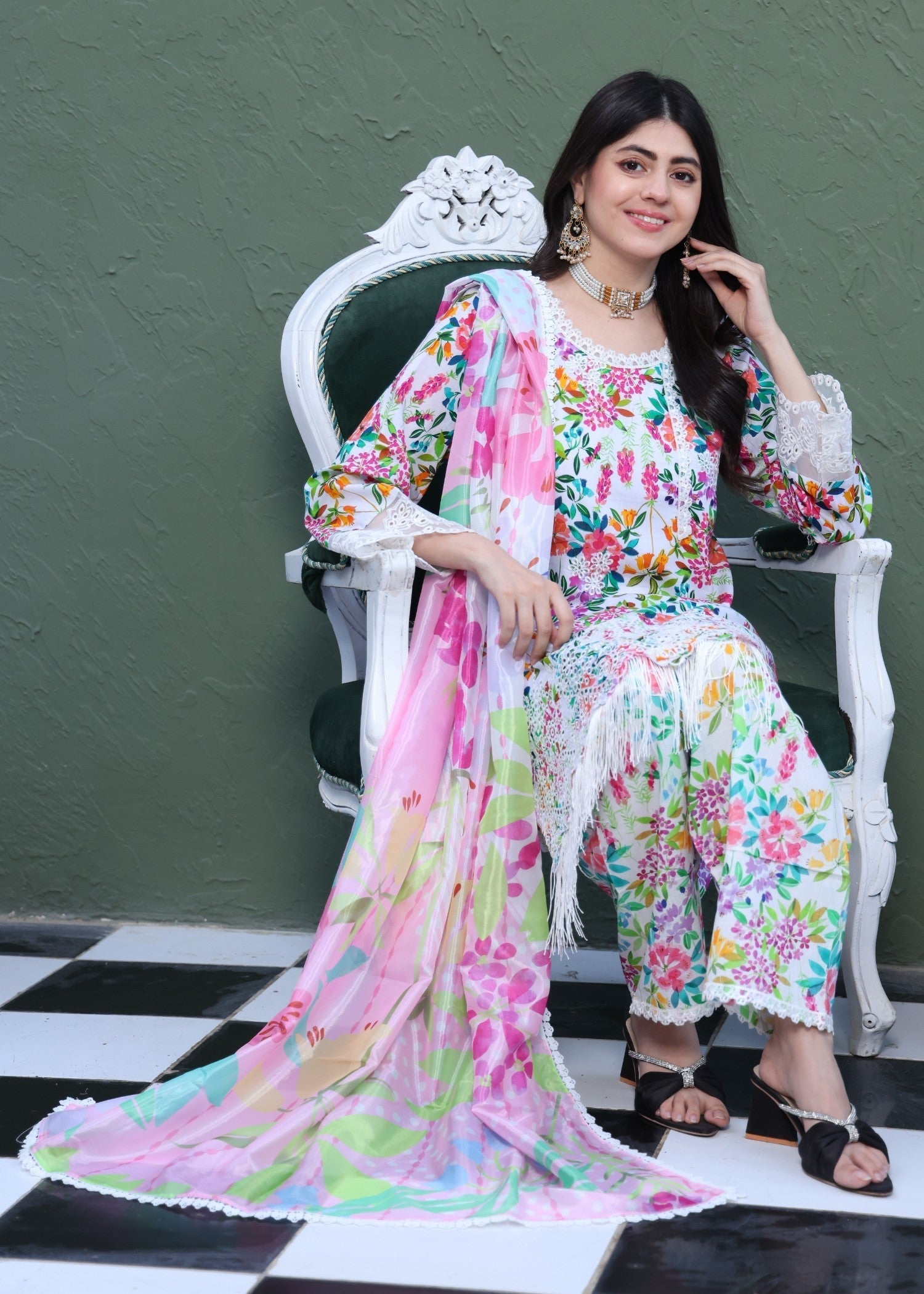 Polawn PD LAWN 107 | PRET LAWN COLLECTION Women 3pcs