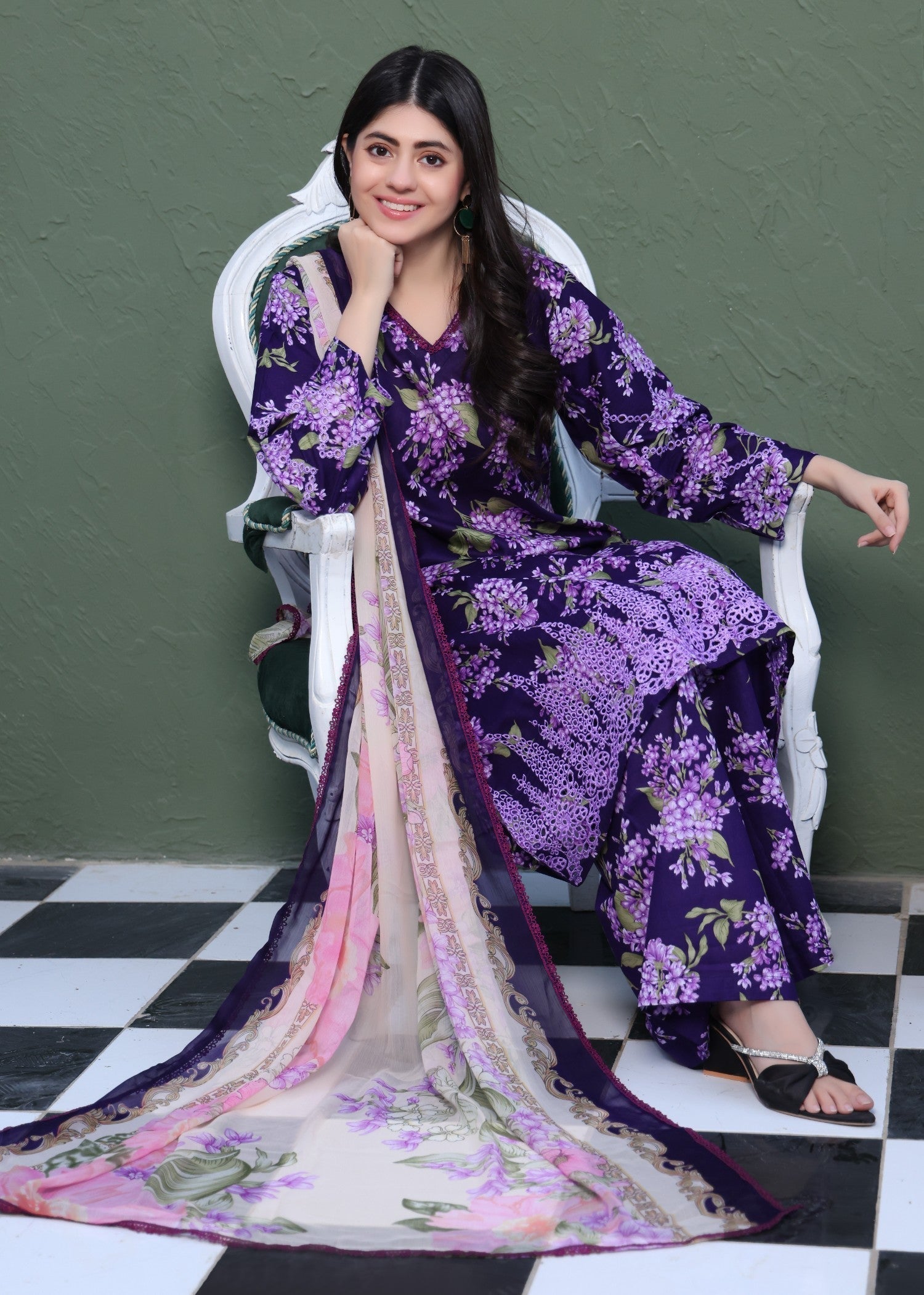 Polawn PD LAWN 108 | PRET LAWN COLLECTION Women 3pcs