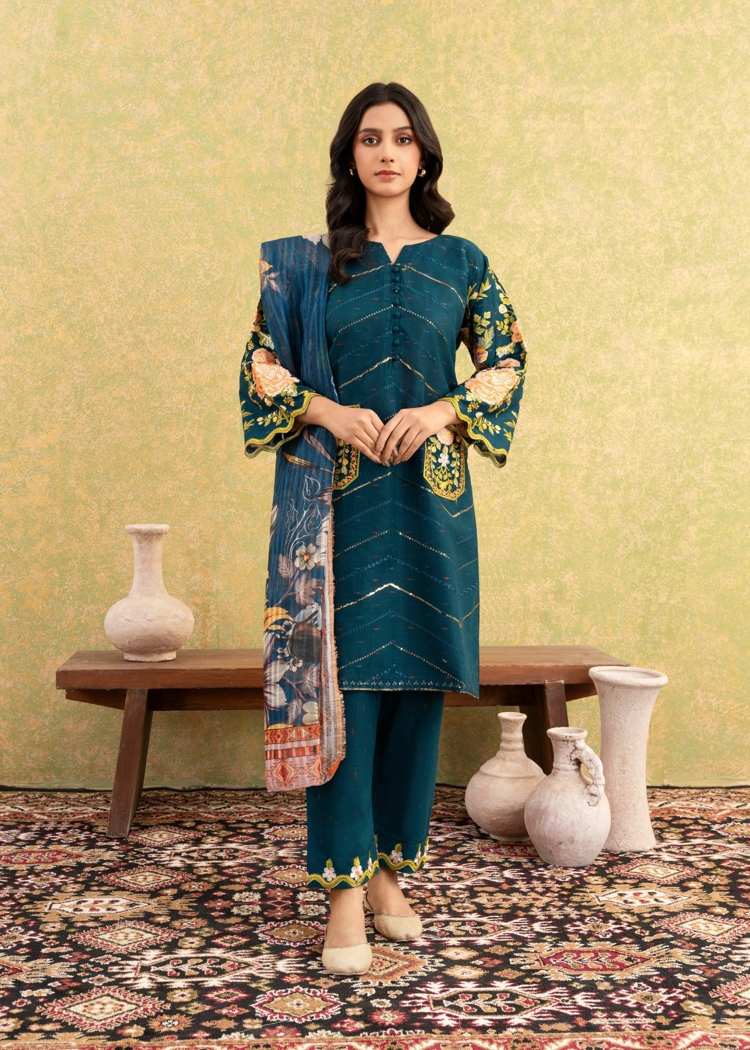 Fatima Noor’S Collections Psd 13 2 Women 3pcs