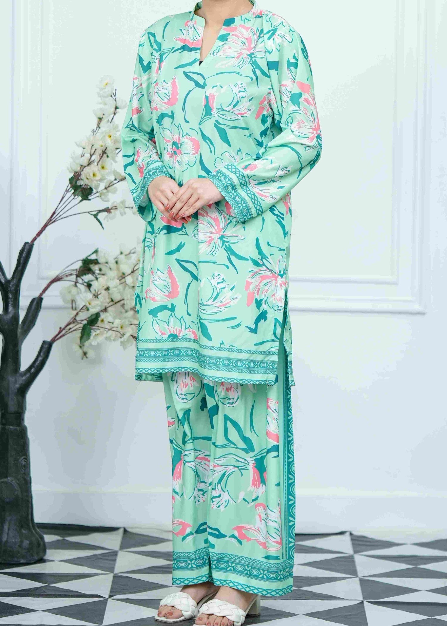 Zuruj Pret Blooming Mint Women 2pcs