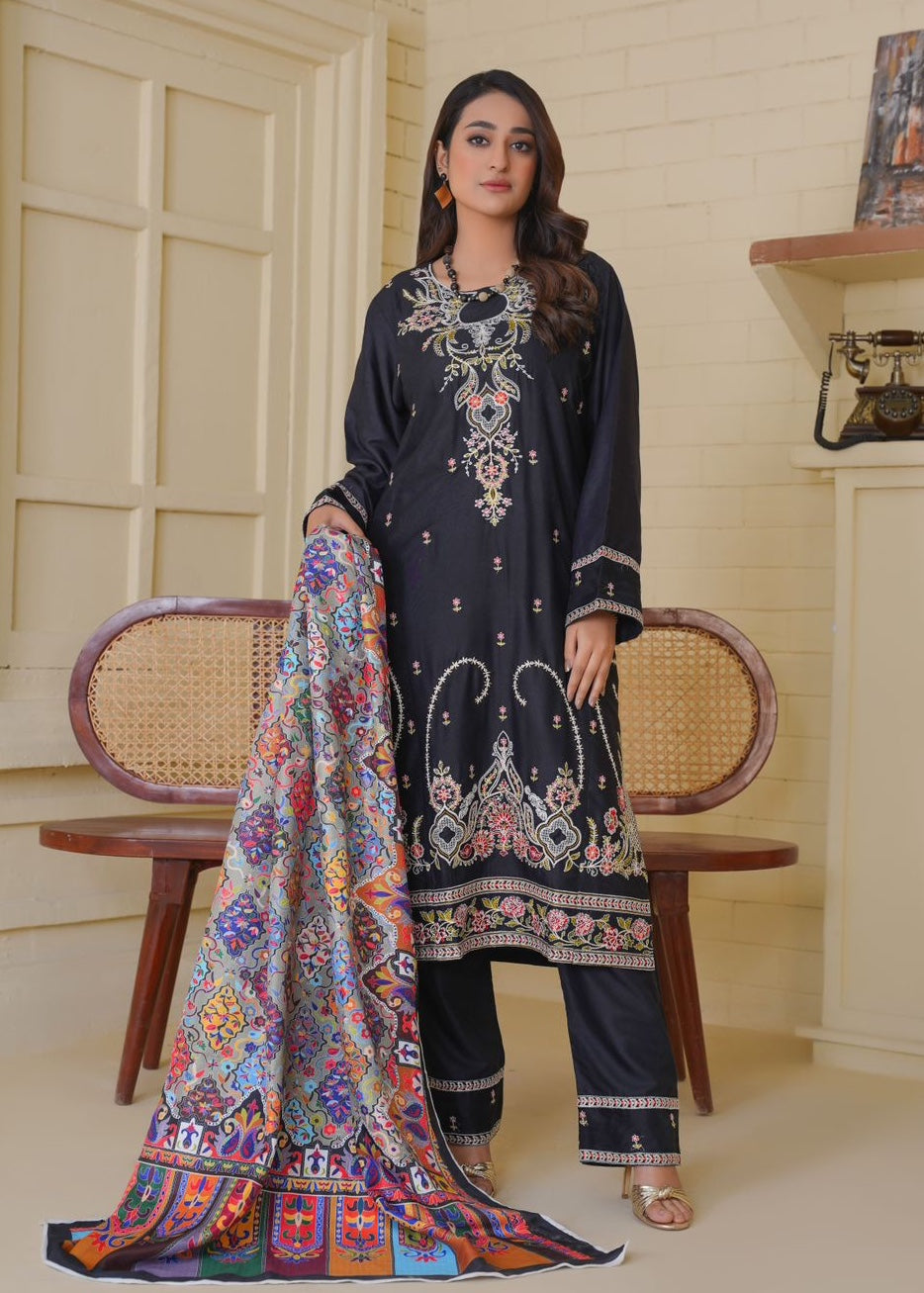 Chaudhary Arts zaara Embroidered Women 3pcs