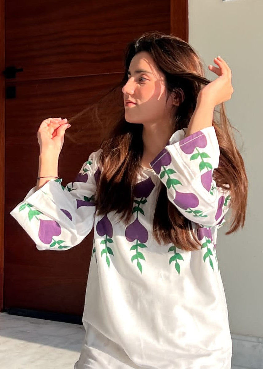 Anabya Garments Purple Dove Women 2pcs