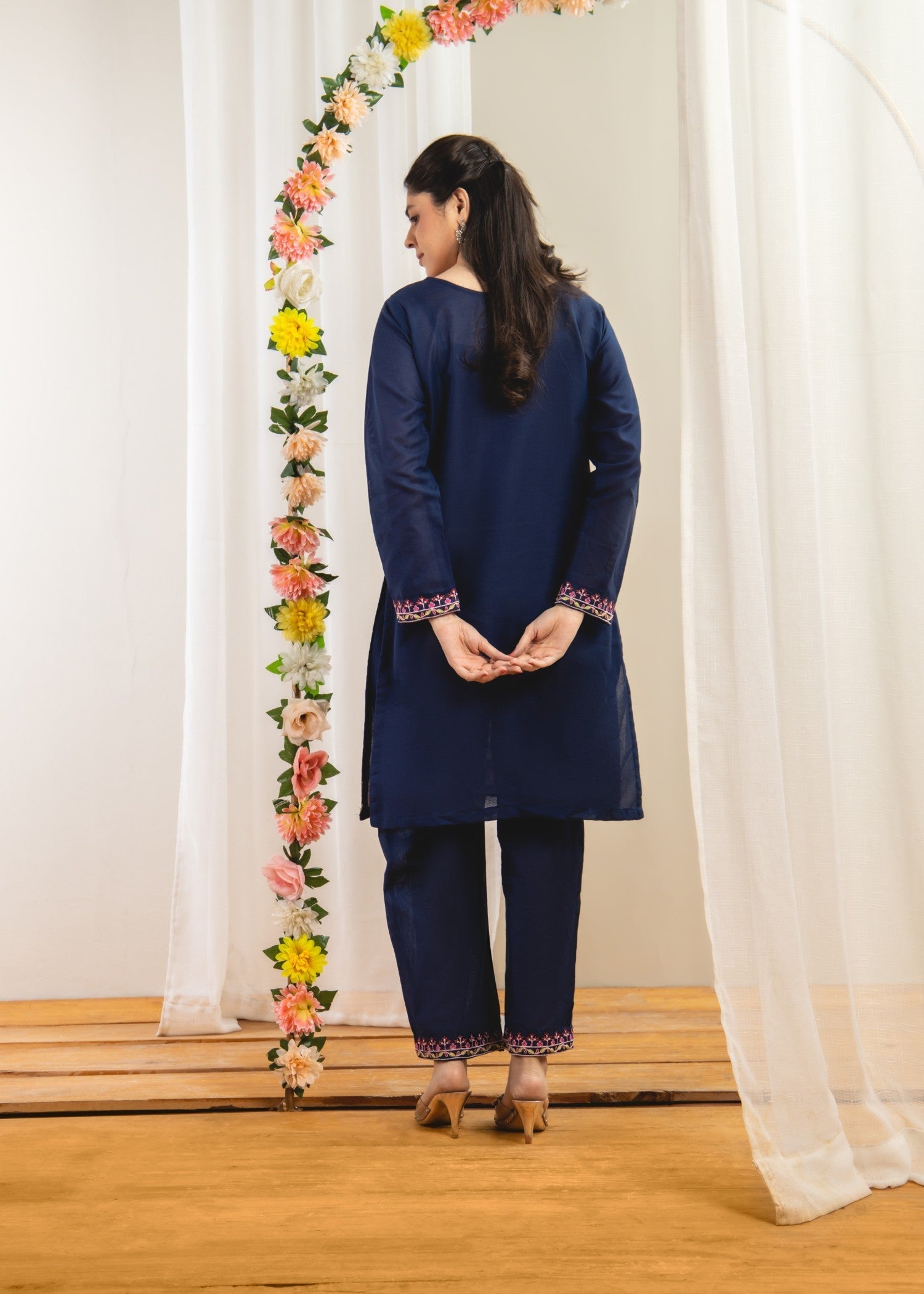 Ahlam By Safa Textile Embroidery Women 2pcs