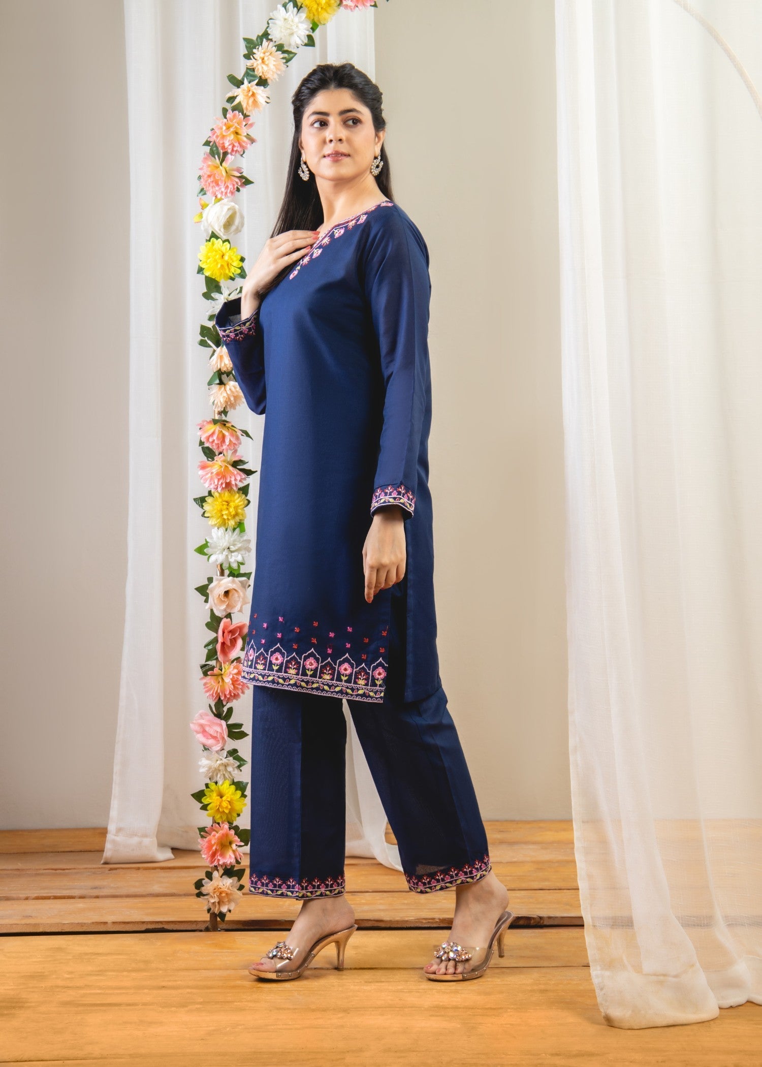 Ahlam By Safa Textile Embroidery Women 2pcs