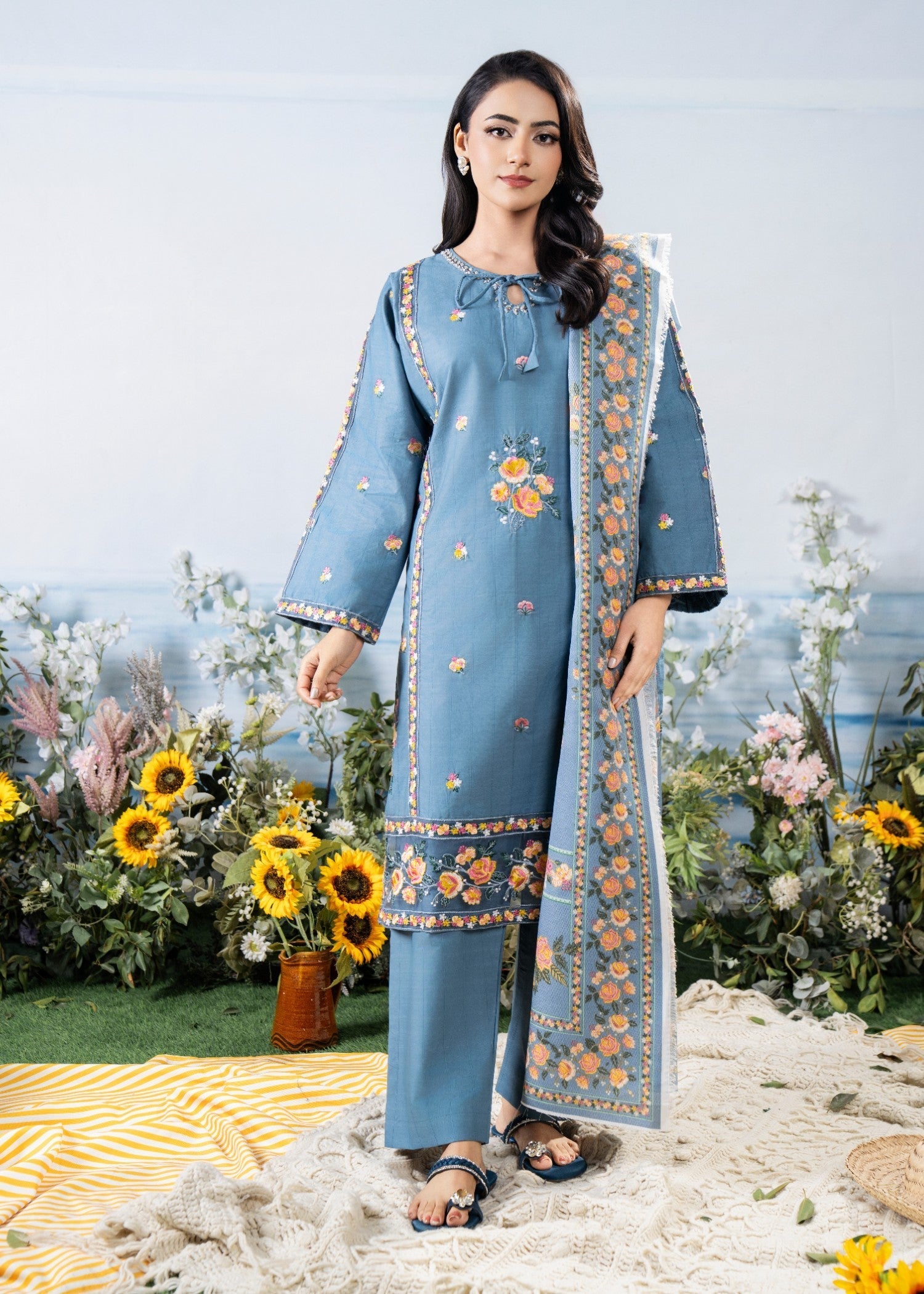 Fatima Noor’S Collections Bi 001 4 Women 3pcs