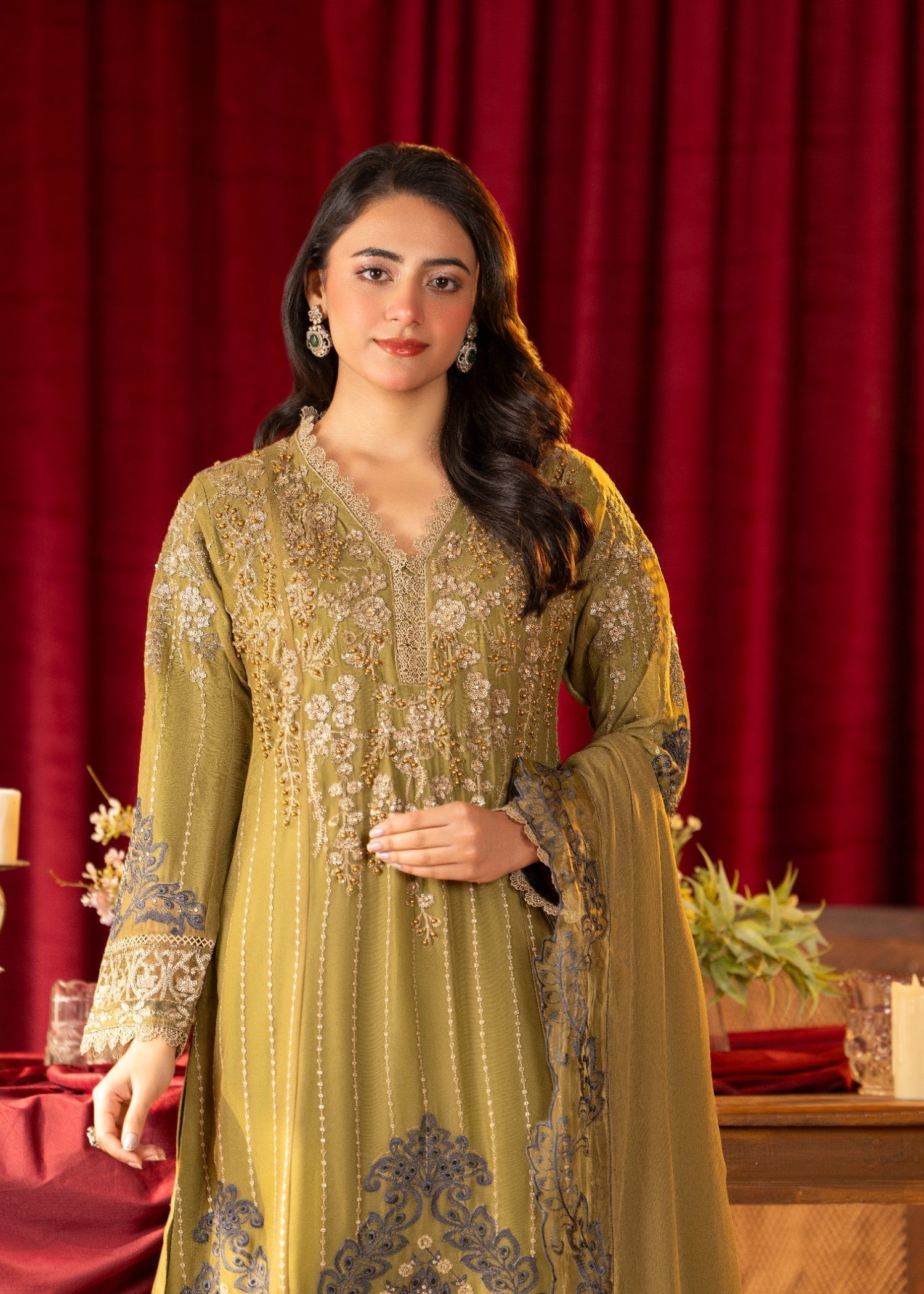 Pehnawa Fashion GOLDISH CHIFFON Women 3pcs