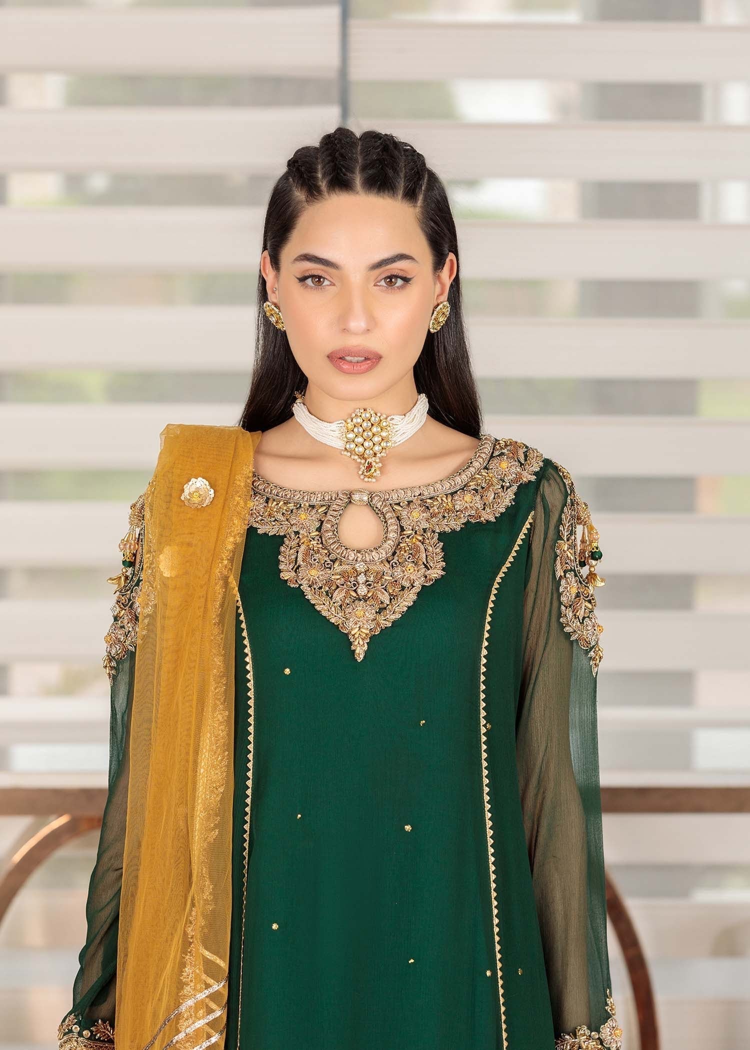 Khuda Baksh Creations Z 303 Green Women 4pcs