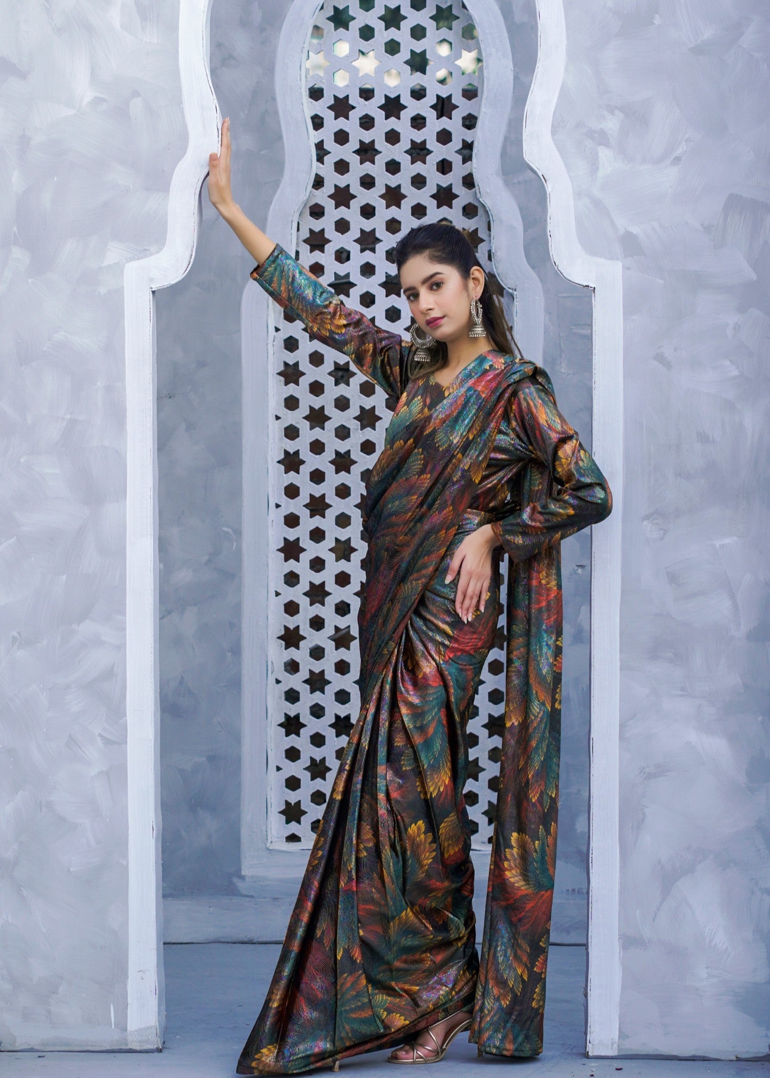 Miss & Mrs Saree Women 2pcs