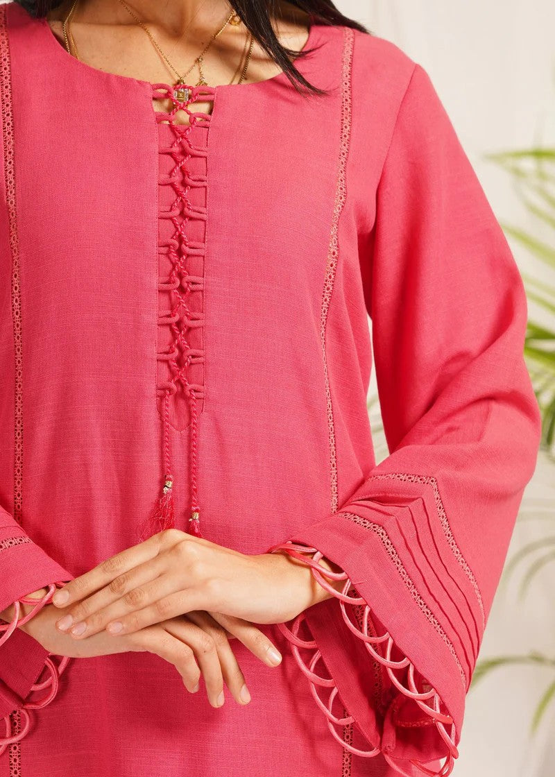 Mehryam Collection Pink Khaddar Dress Women 2pcs