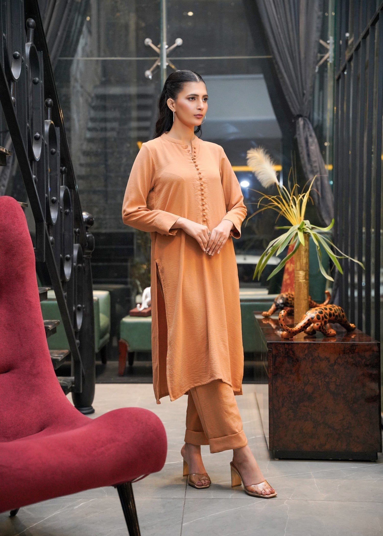 Attia Apricot Women 2pcs