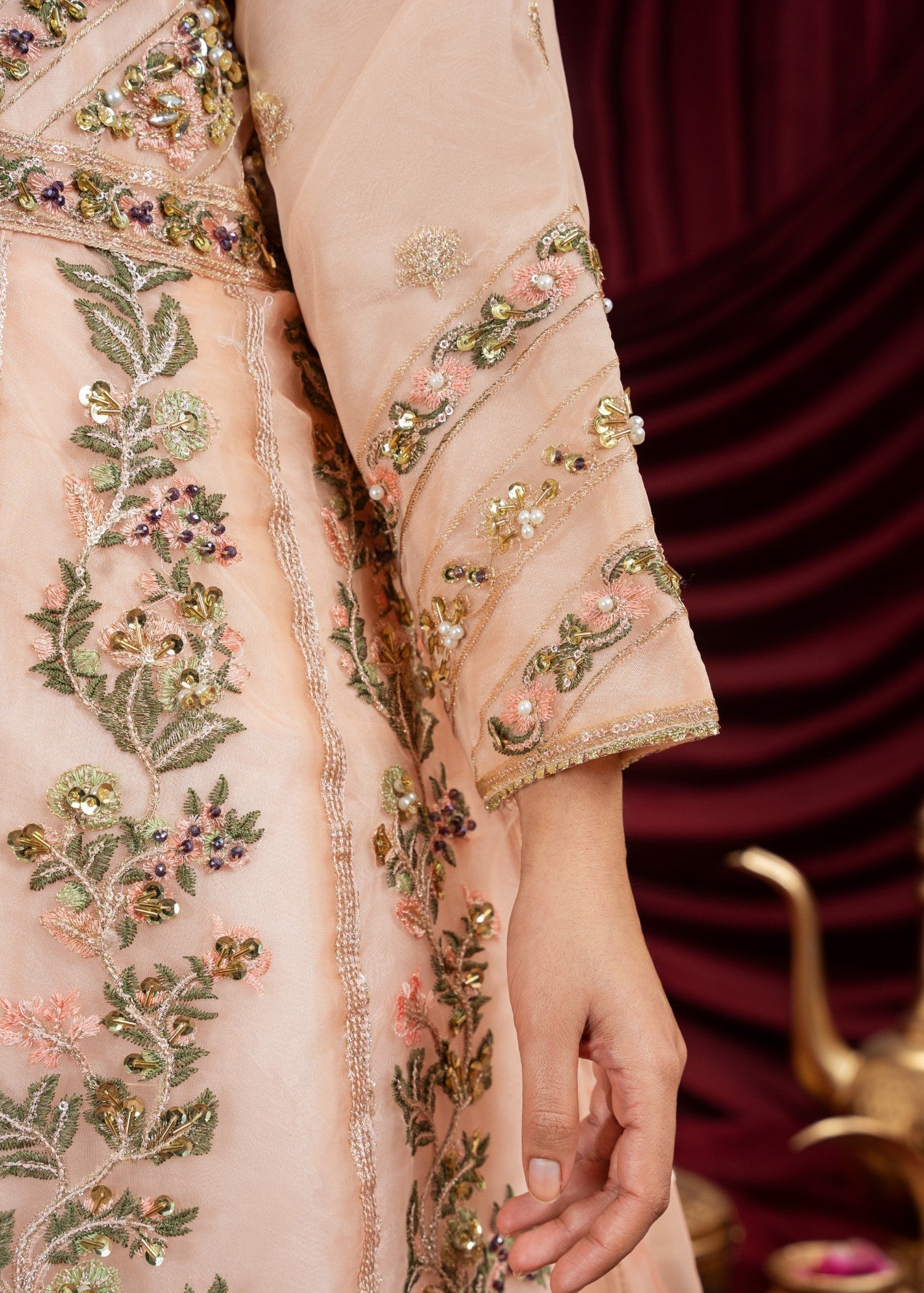 Waniya Awais Maxi 22 Stitched Women 3pcs