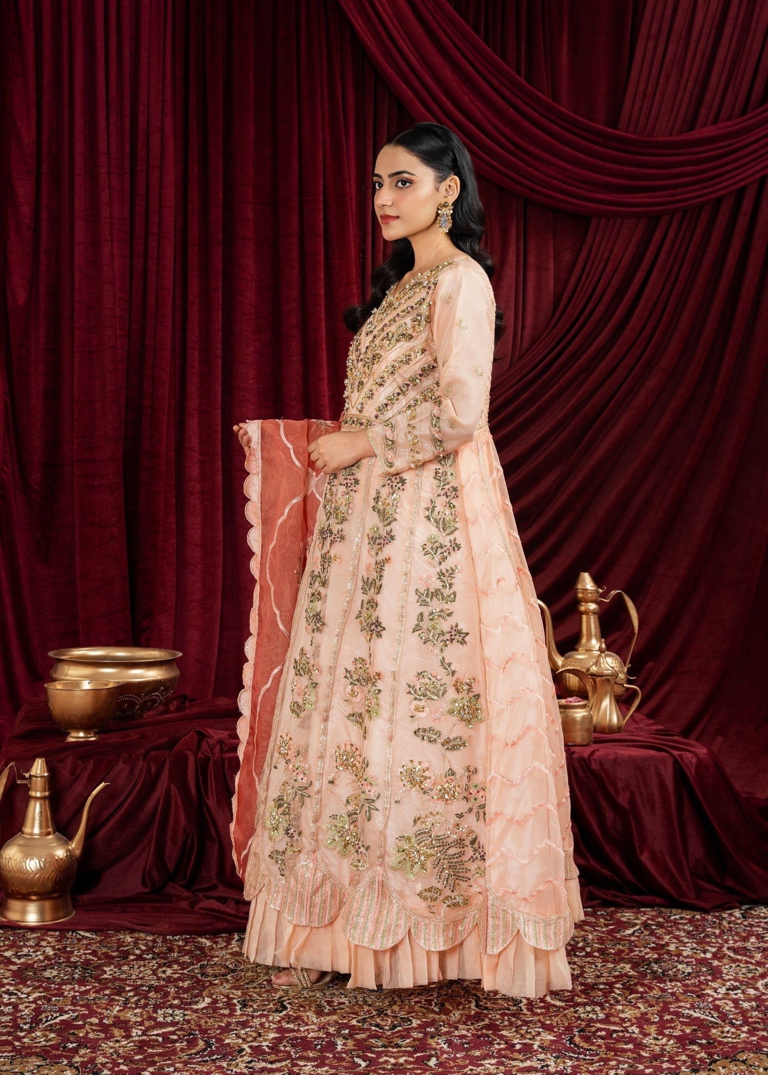 Waniya Awais Maxi 22 Stitched Women 3pcs