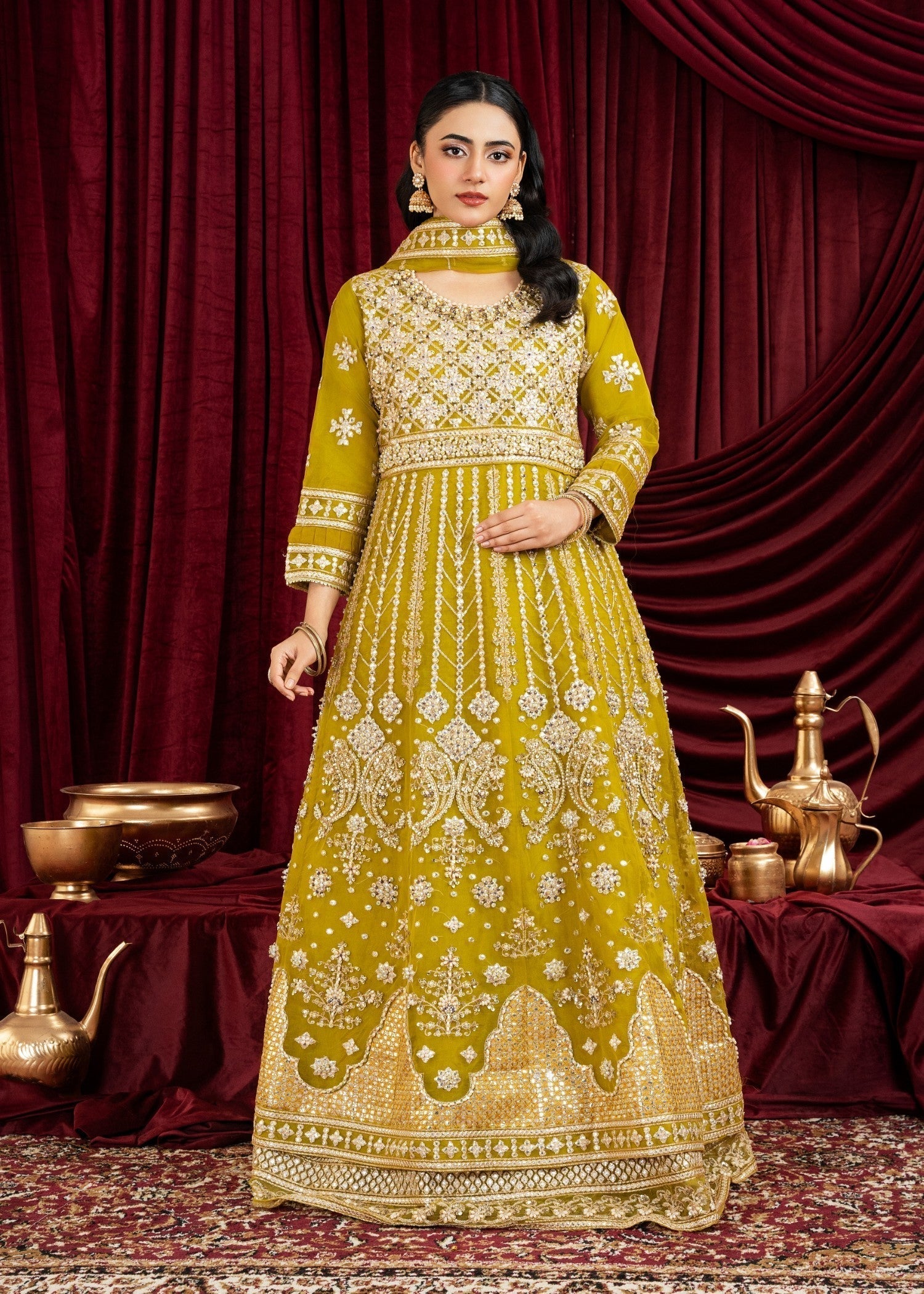 Waniya Awais Maxi 20 Stitched Women 3pcs