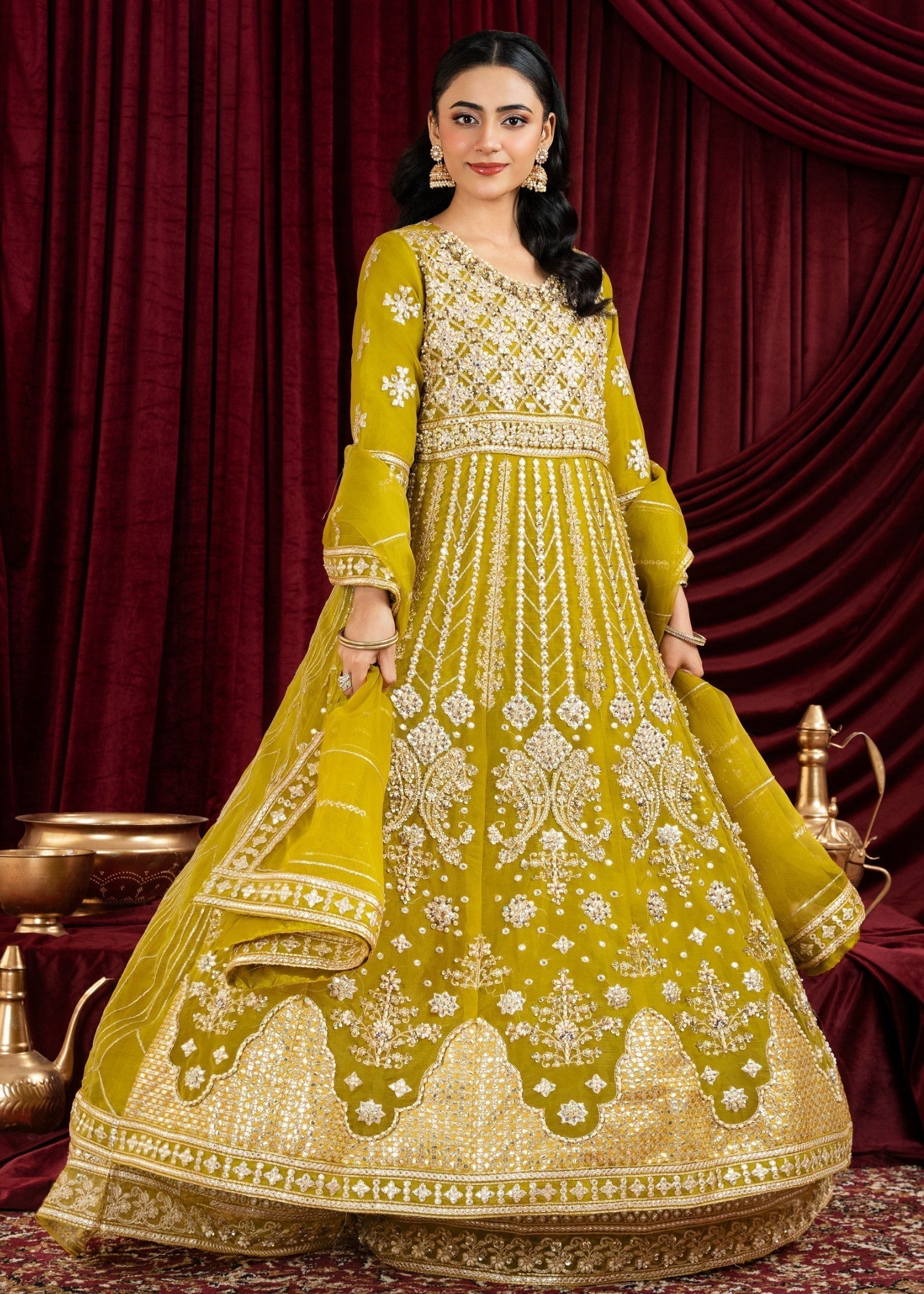 Waniya Awais Maxi 20 Stitched Women 3pcs