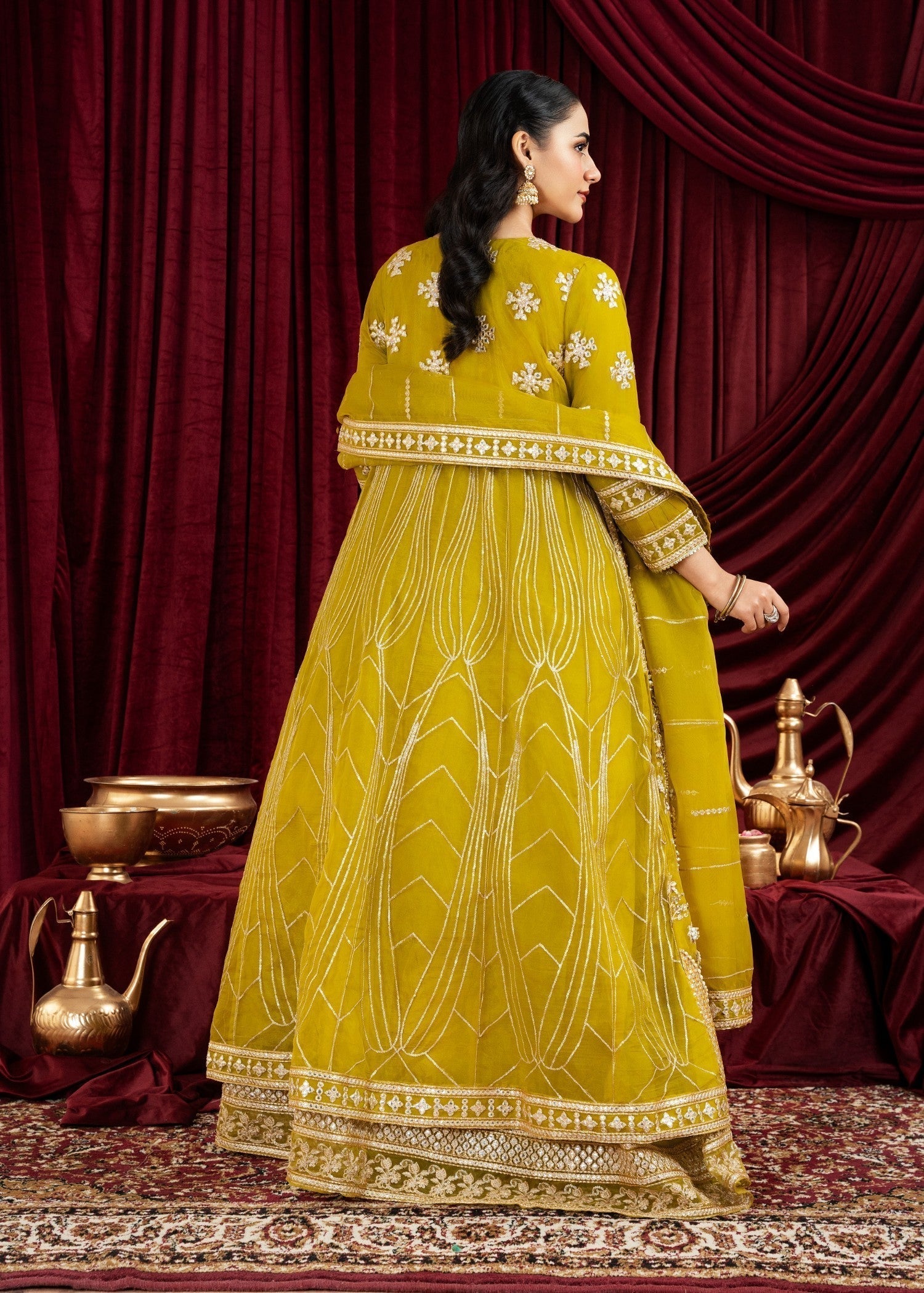 Waniya Awais Maxi 20 Stitched Women 3pcs